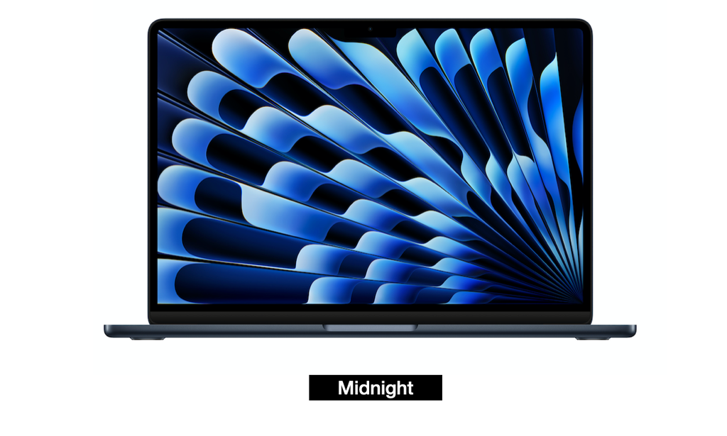 [MX7W4AB/A- TUN] 13-inch MacBook Air: Apple M2 chip with 8-core CPU and 8-core GPU, 16GB, 256GB SSD Arabic English (Midnight)